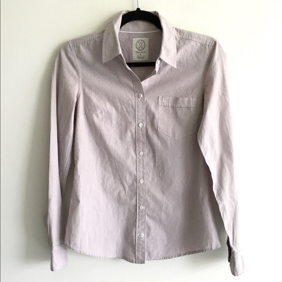 ARITZIA Oxford Classic Fit Button Down Shirt S - Picture 2 of 7